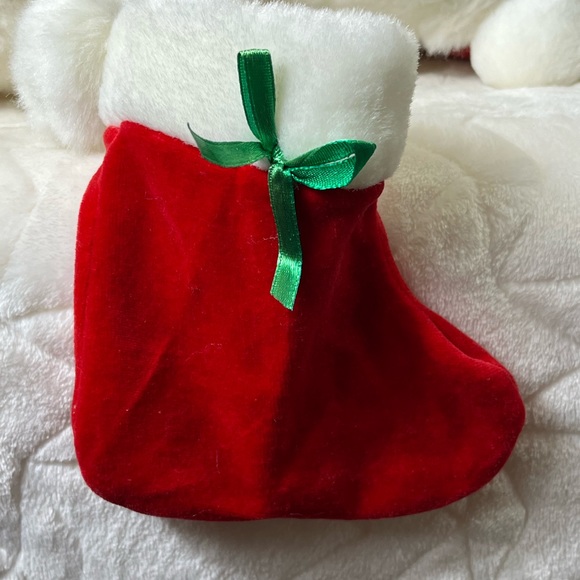Ganz “Stocking Snugglers”1998 Plush Christmas Bear Stuffed Animal Toy RARE 15” - Picture 12 of 14